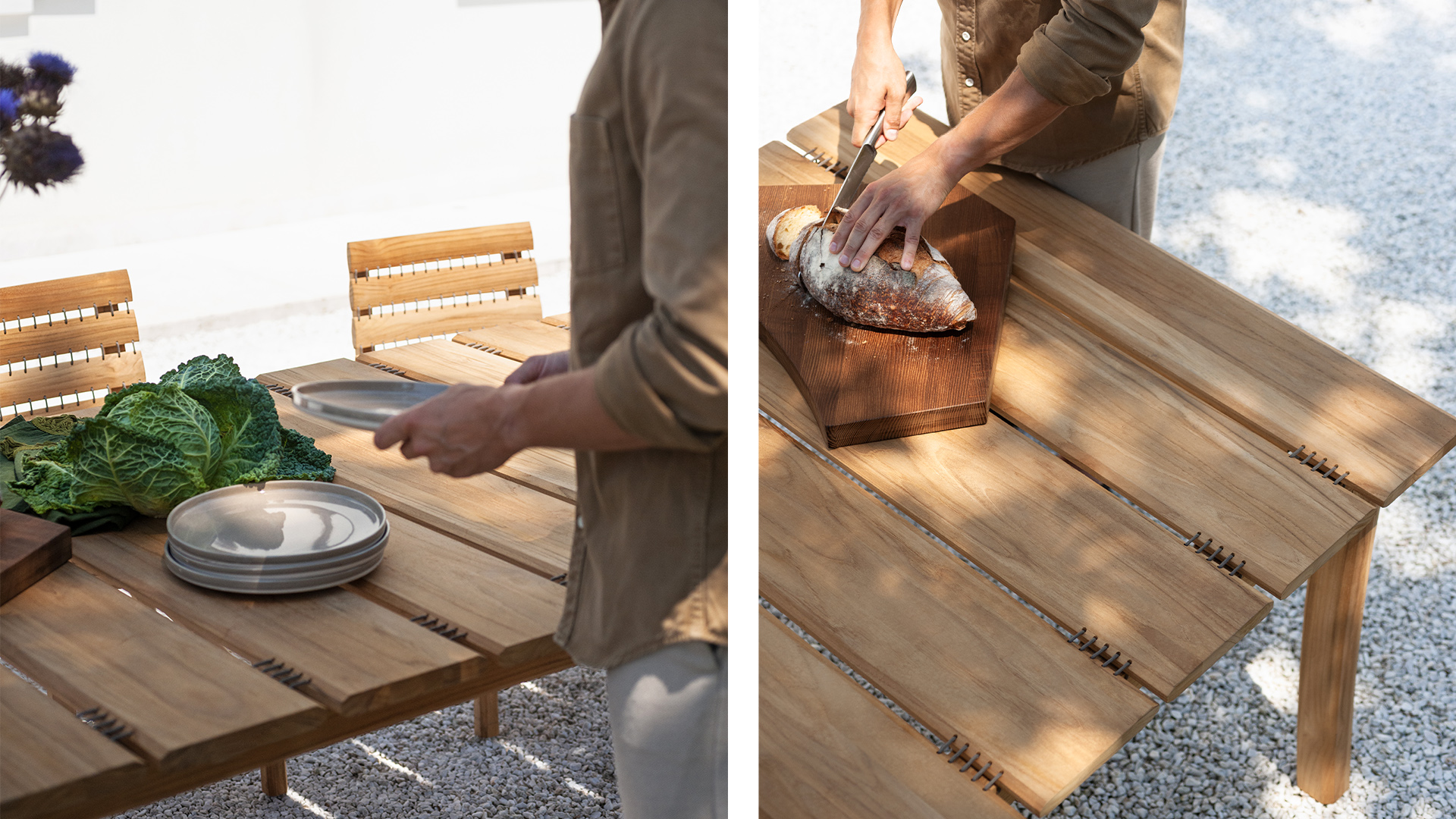 Teseo Chair and Table, Lifestyle