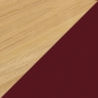 Teak & Red Bordeaux