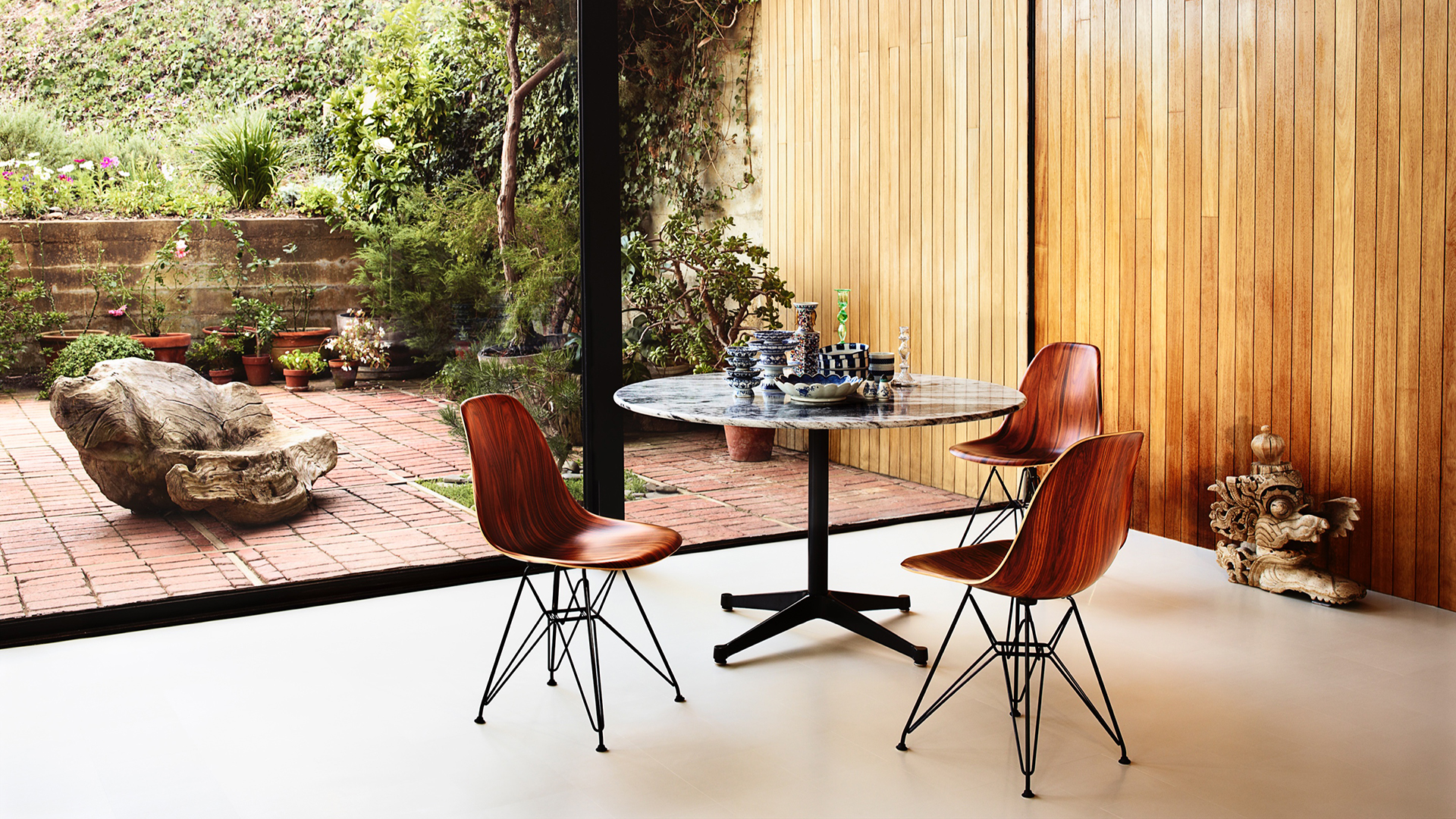 Eames Moulded Wood Side Chairs, Lifestyle