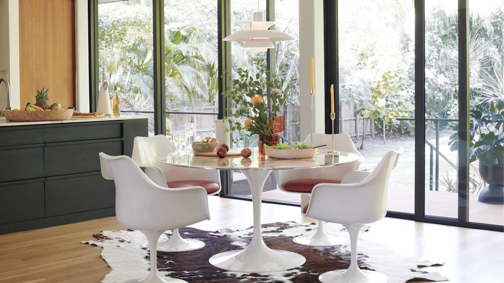 Tulip Armchair Side Chair, Lifestyle