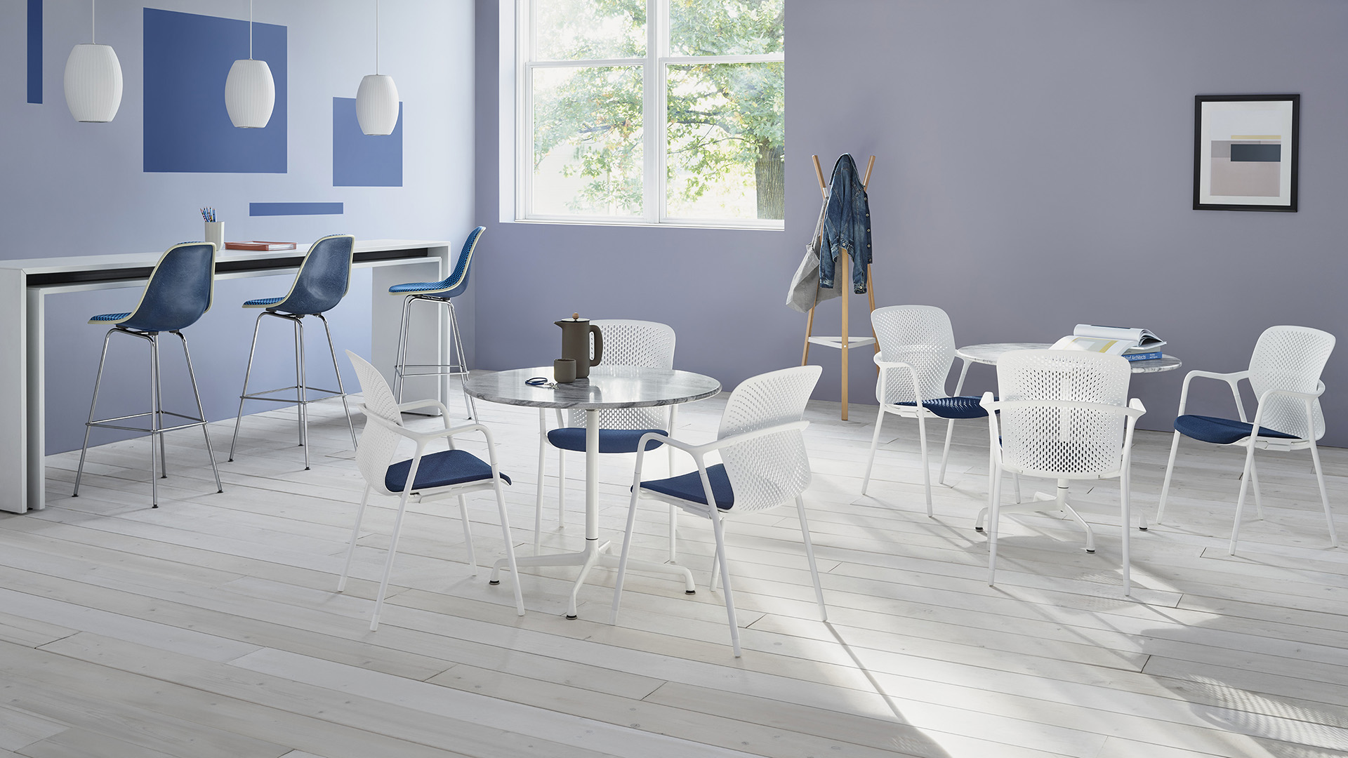 Keyn Chair, 4-Leg Base, Lifestyle