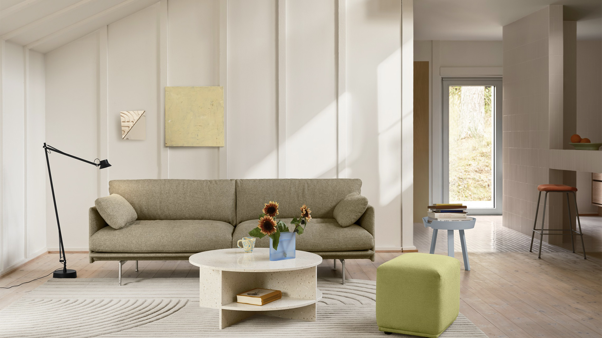 Outline Soft Sofa, 3 Seater, Lifestyle