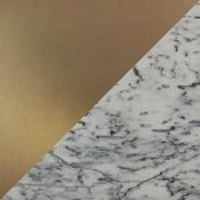 Copper & White Marble