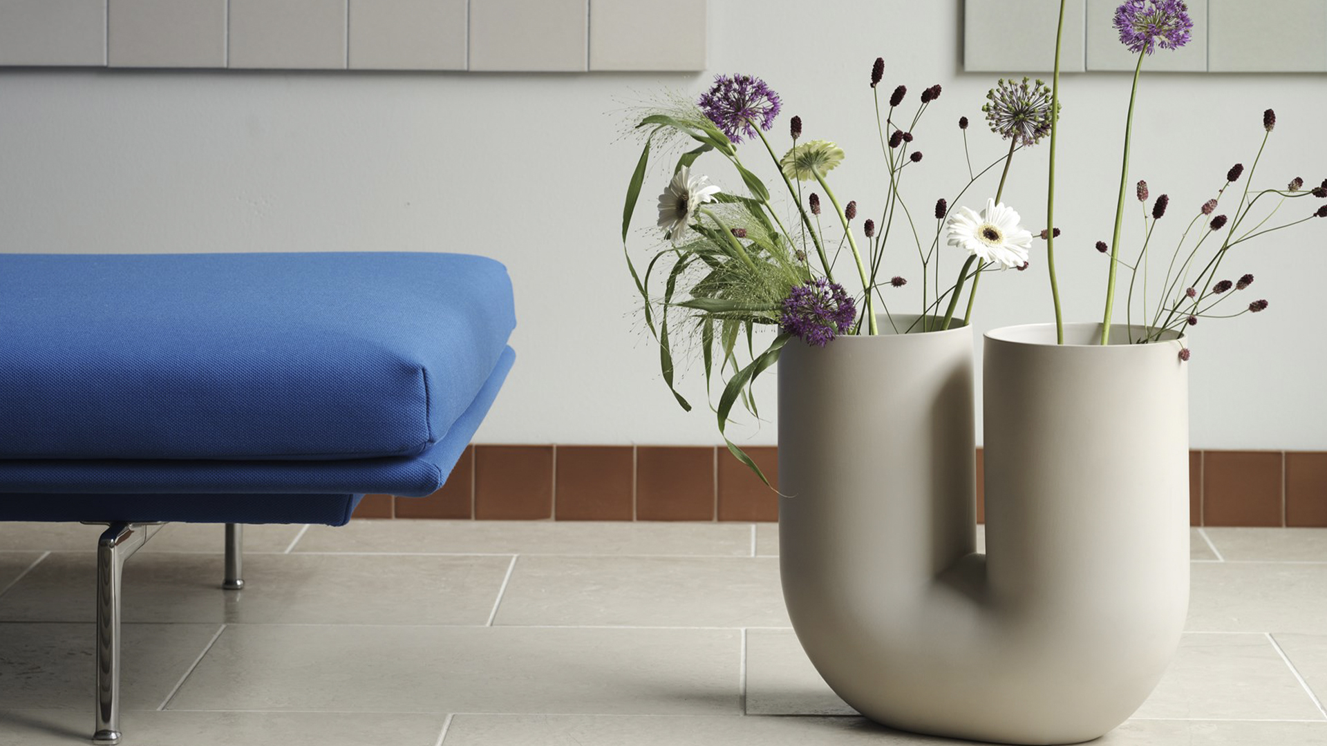 Kink Vase, 39cm, Sand