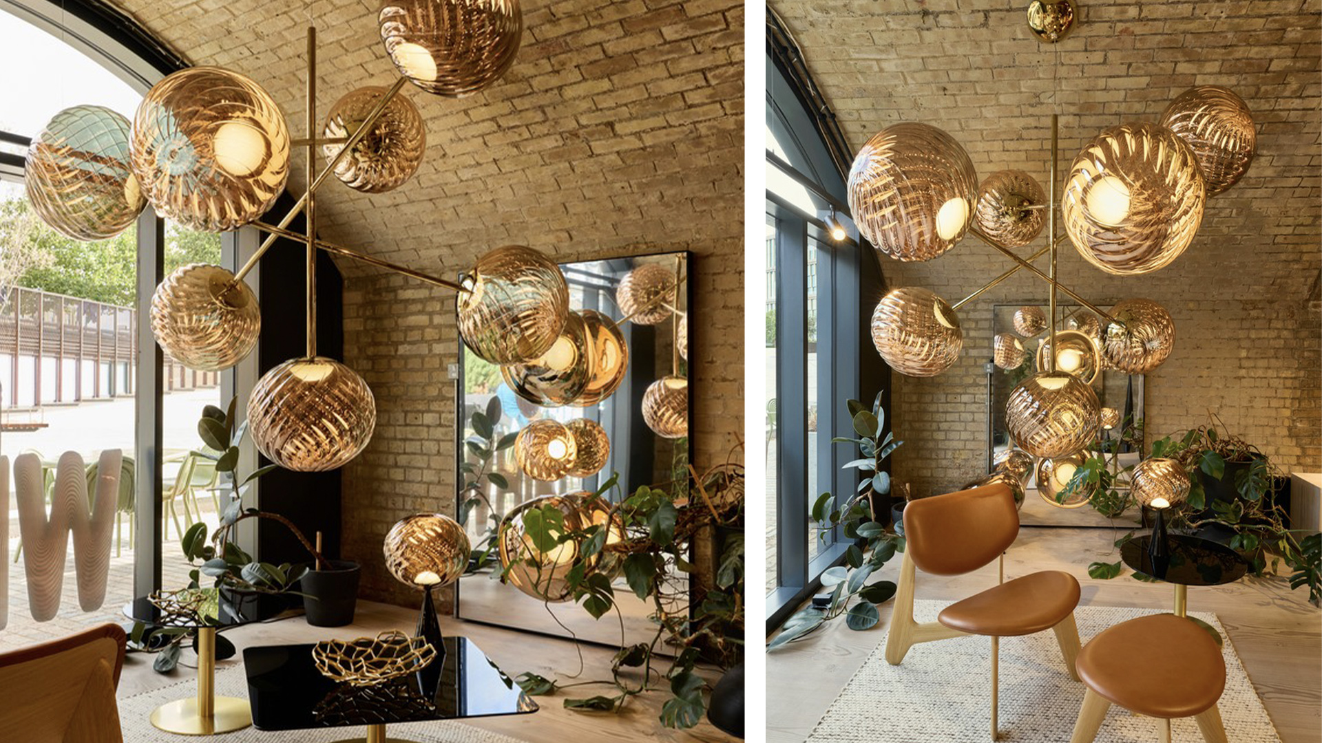 Whirl Chandelier, Large, Lifestyle