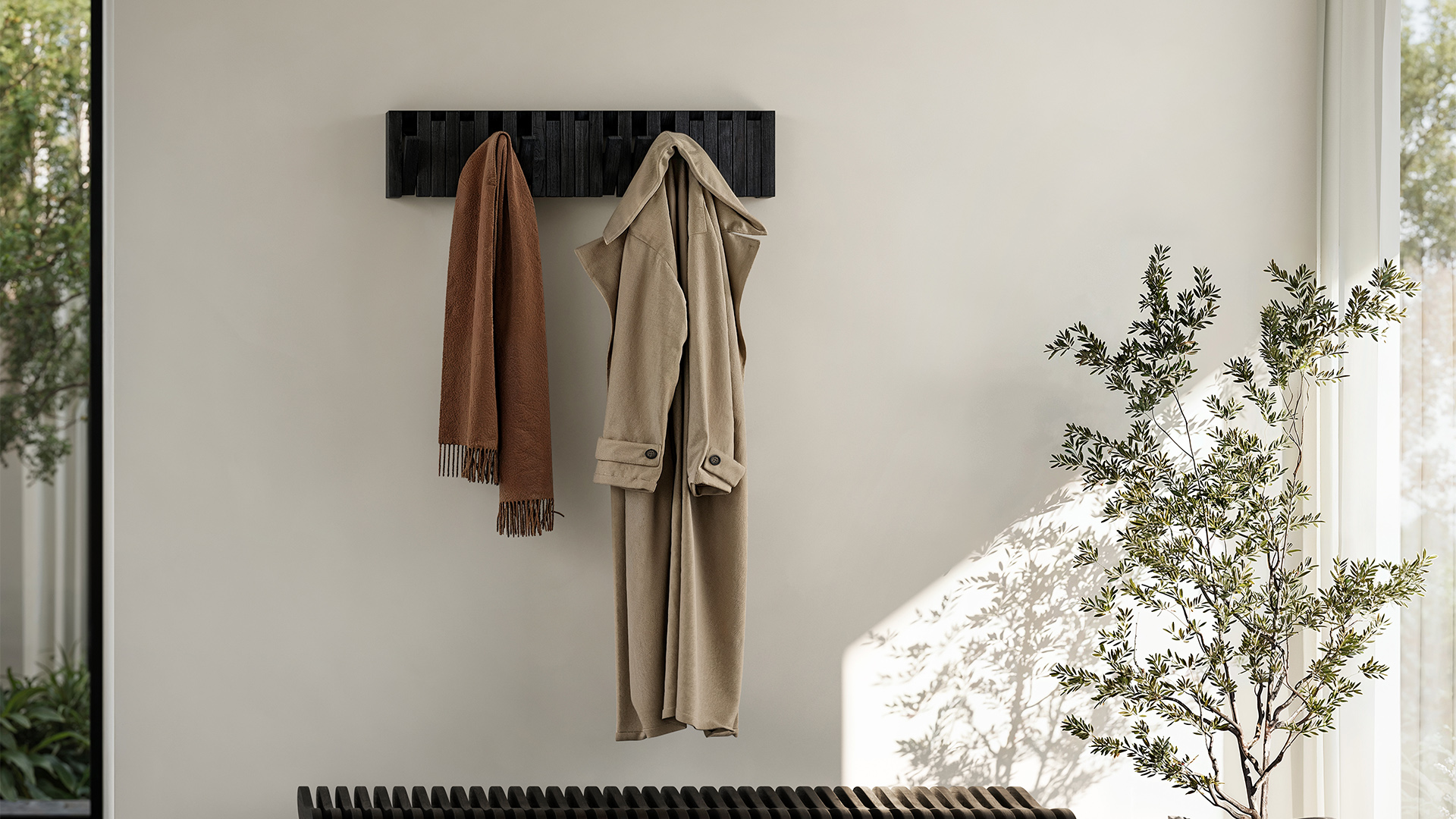 Xylo Coat Rack, Lifestyle