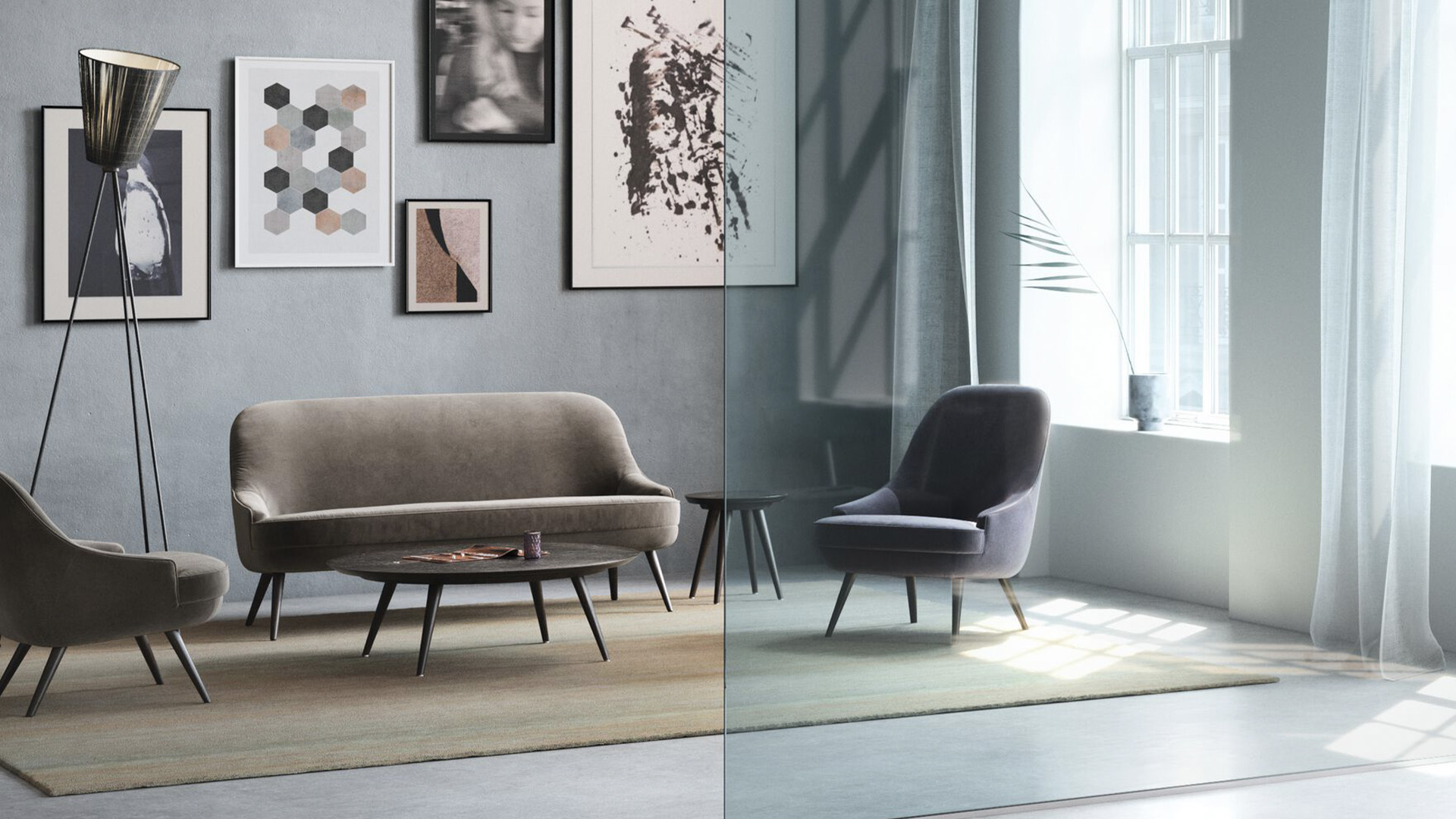 375 Sofa, 375 Chair, Lifestyle