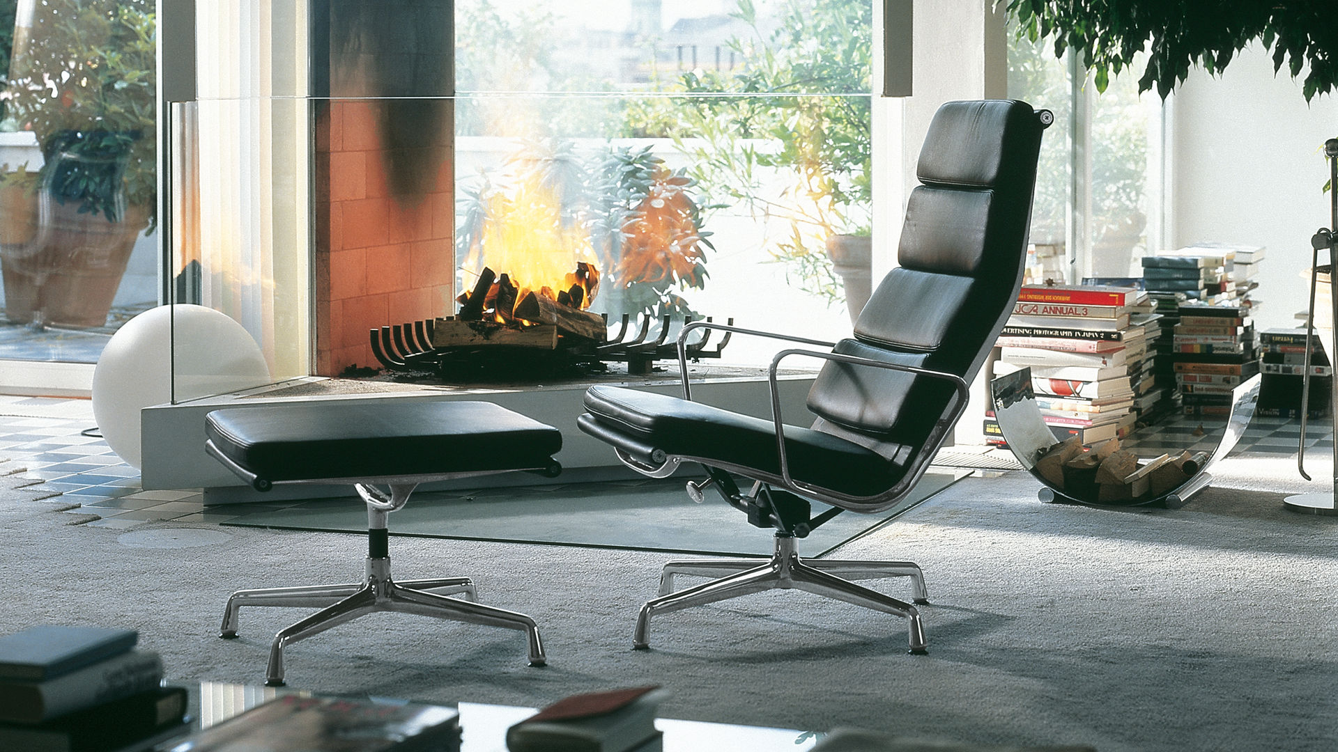 Eames Soft Pad Group Lounge Chair, Lifestyle