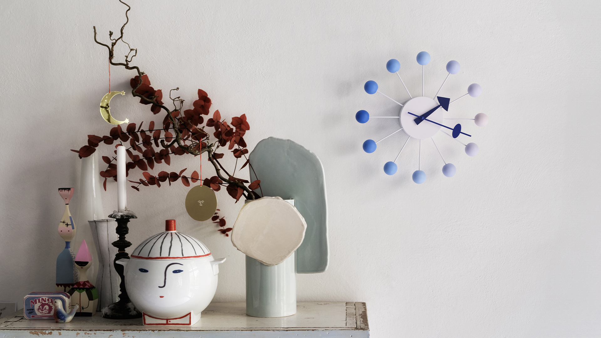 Ball Wall Clock, Dawn