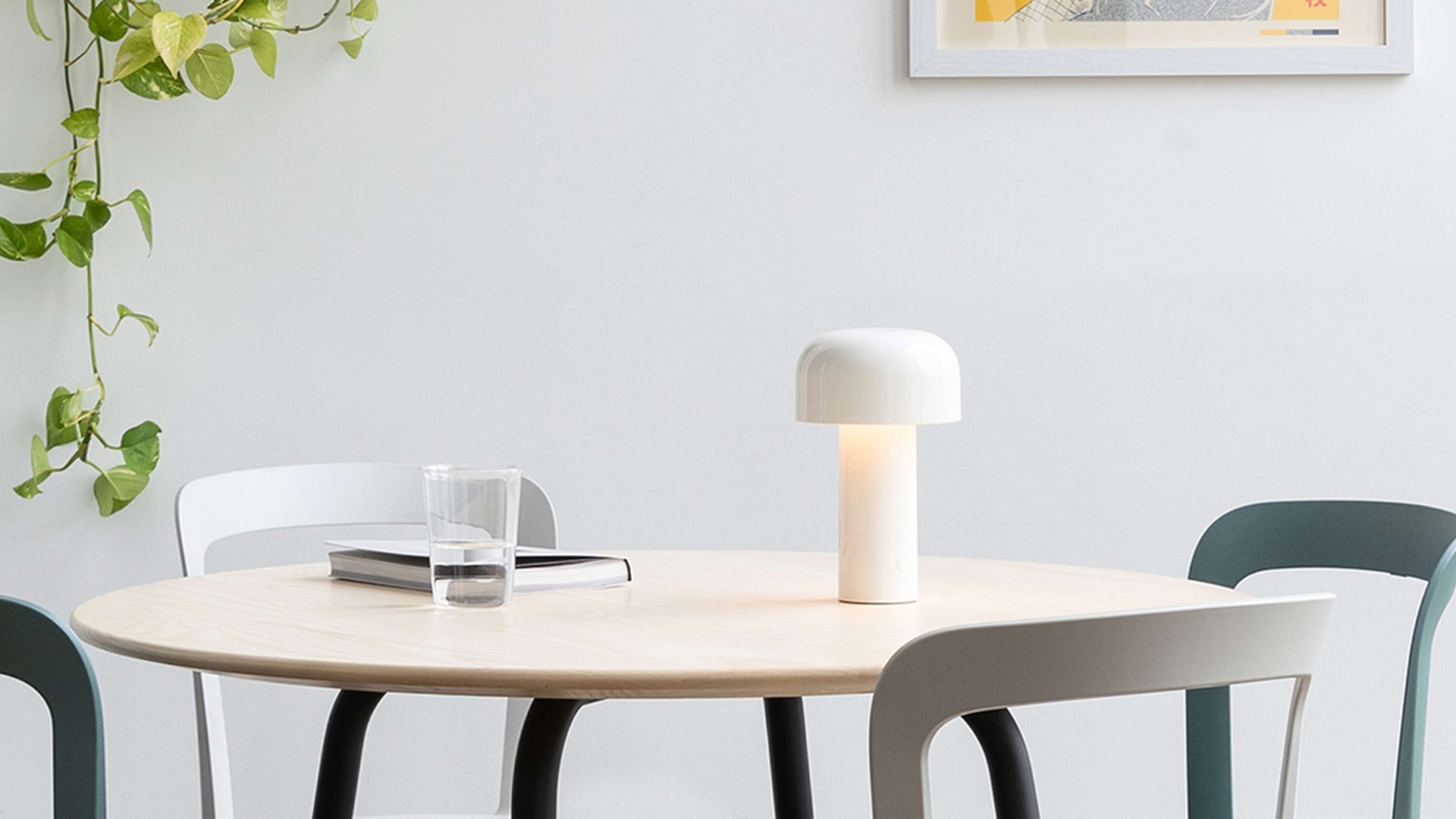 Bellhop Portable Table Lamp, Lifestyle