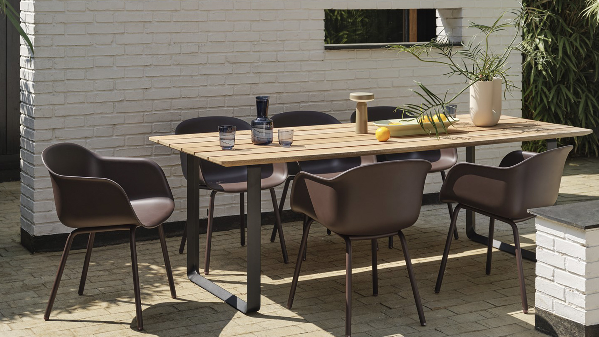 70/70 Outdoor Table, Lifestyle