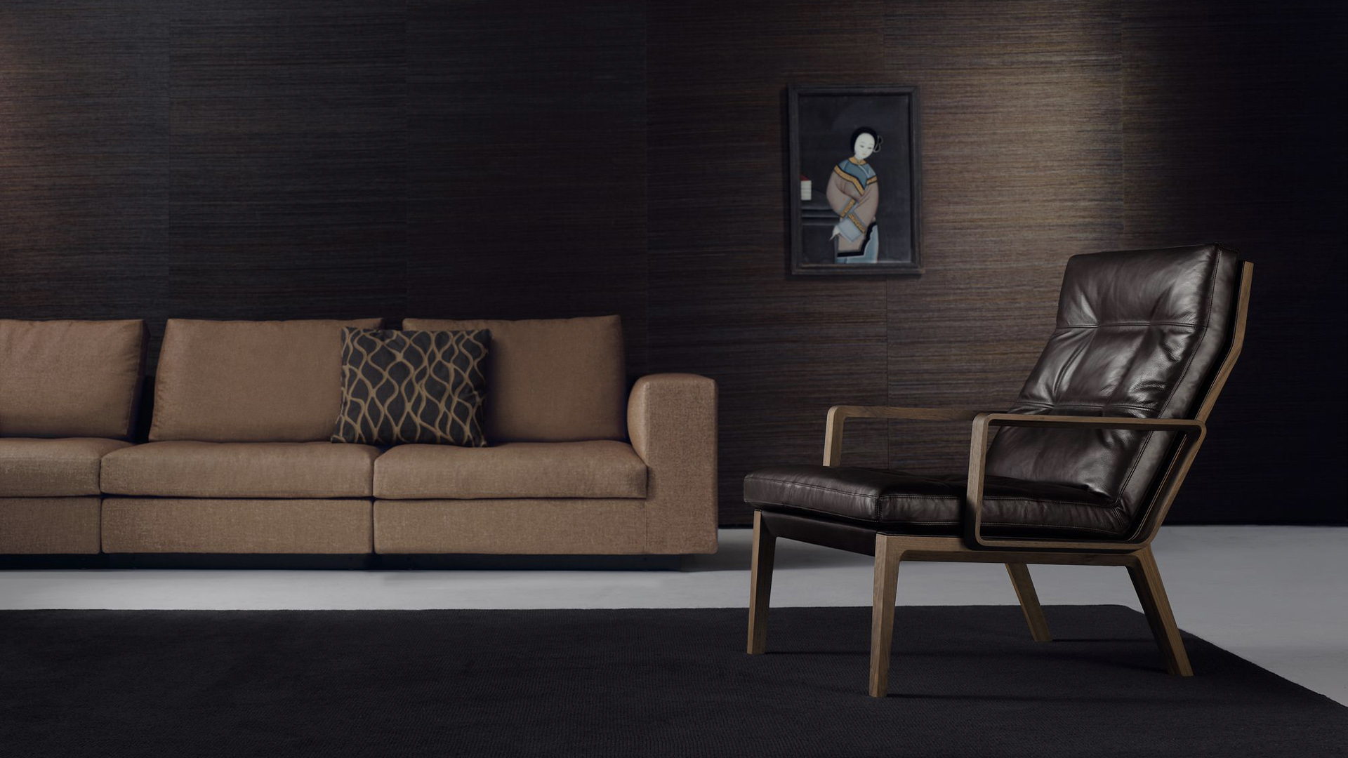 Andoo Highback Lounge Chair, Lifestyle