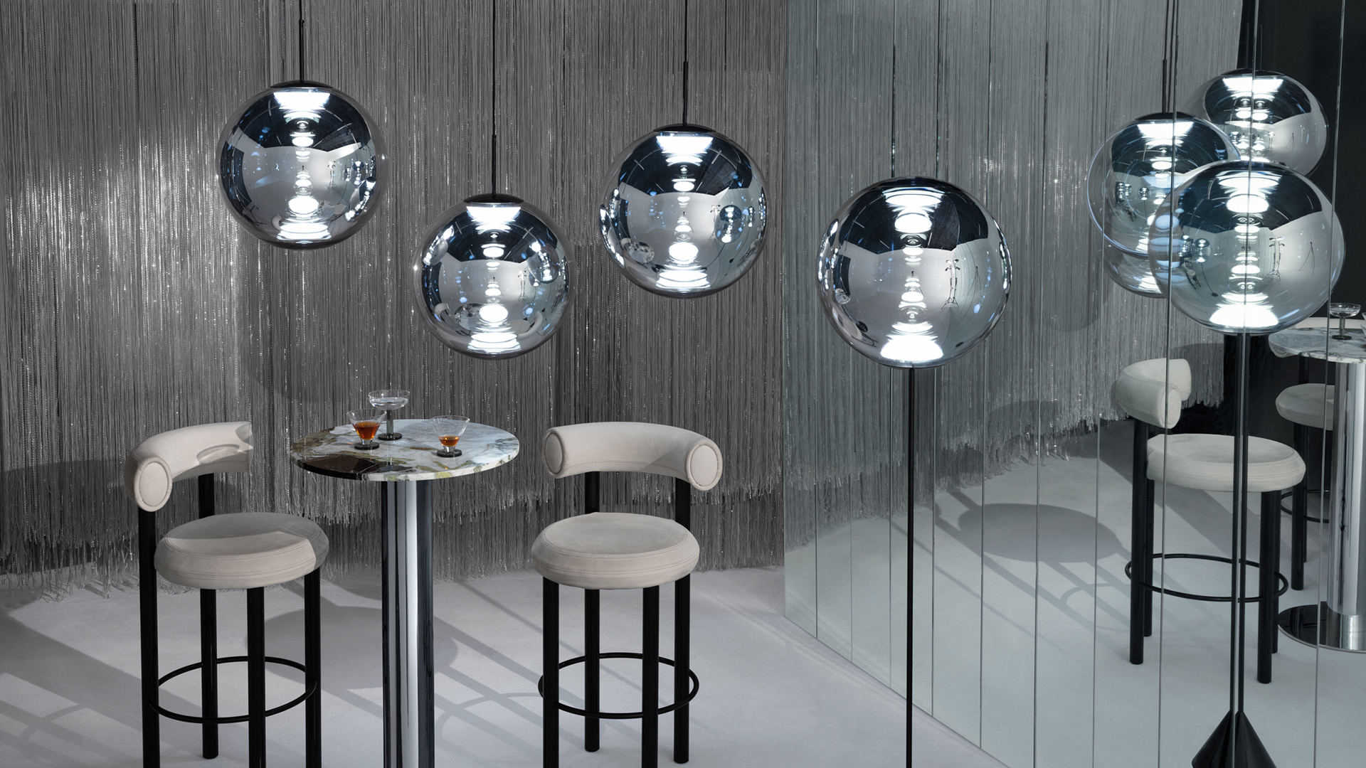 Globe Pendants & Floor Light, Lifestyle