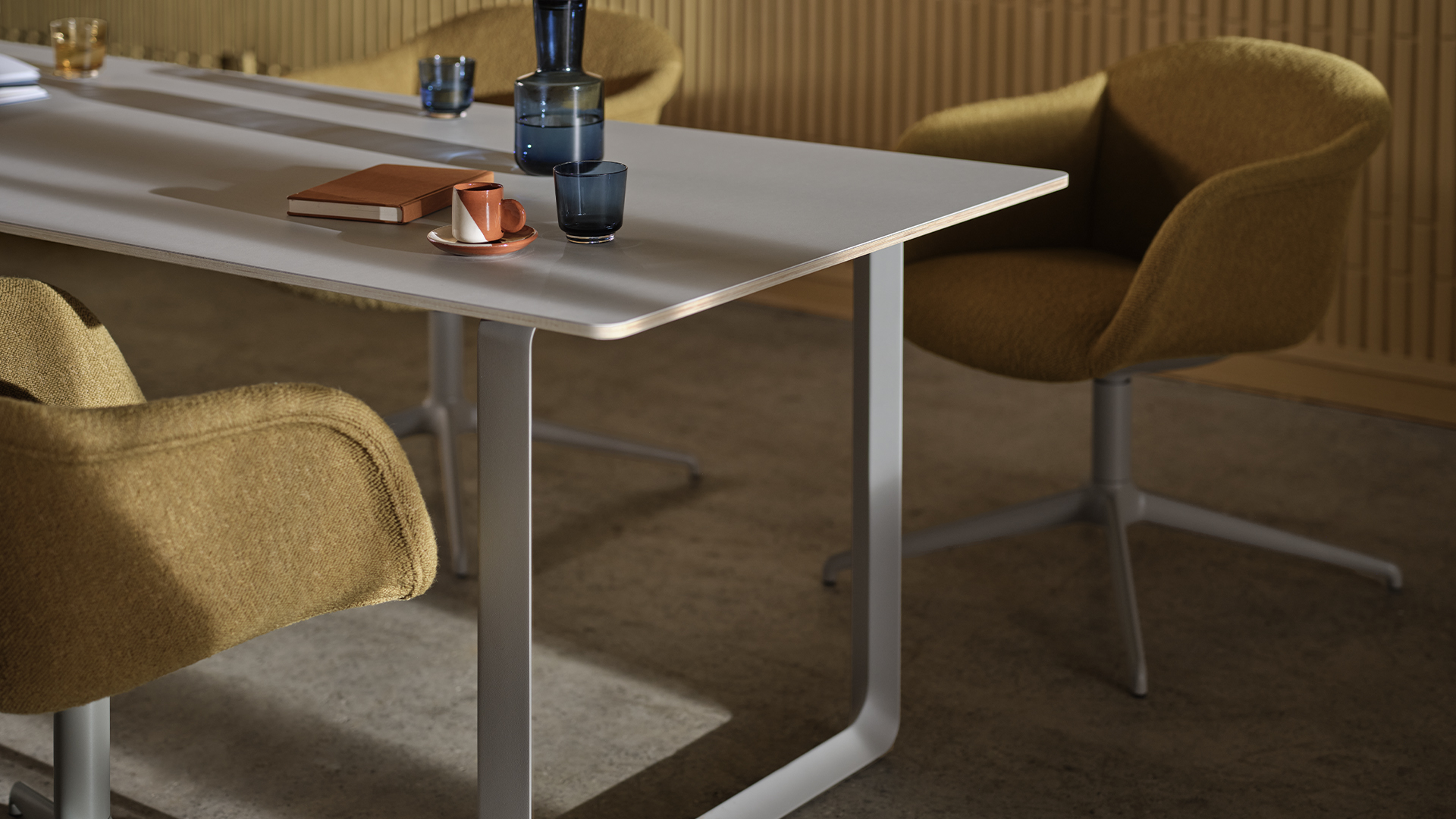 70/70 Table, Grey, Lifestyle