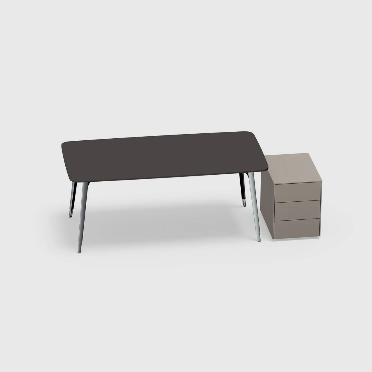 Walter Knoll Keypiece Management Desk Living Edge