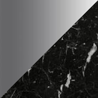 Stainless Steel & Black Marble