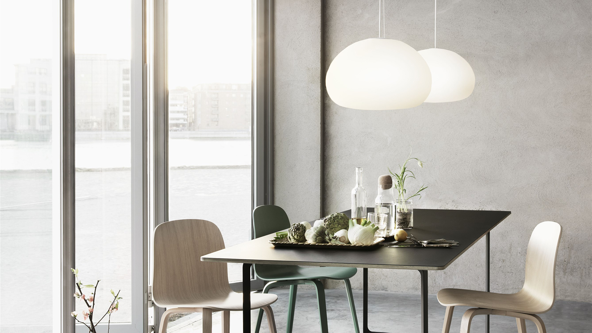 Muuto Fluid Pendant Lamp Living Edge