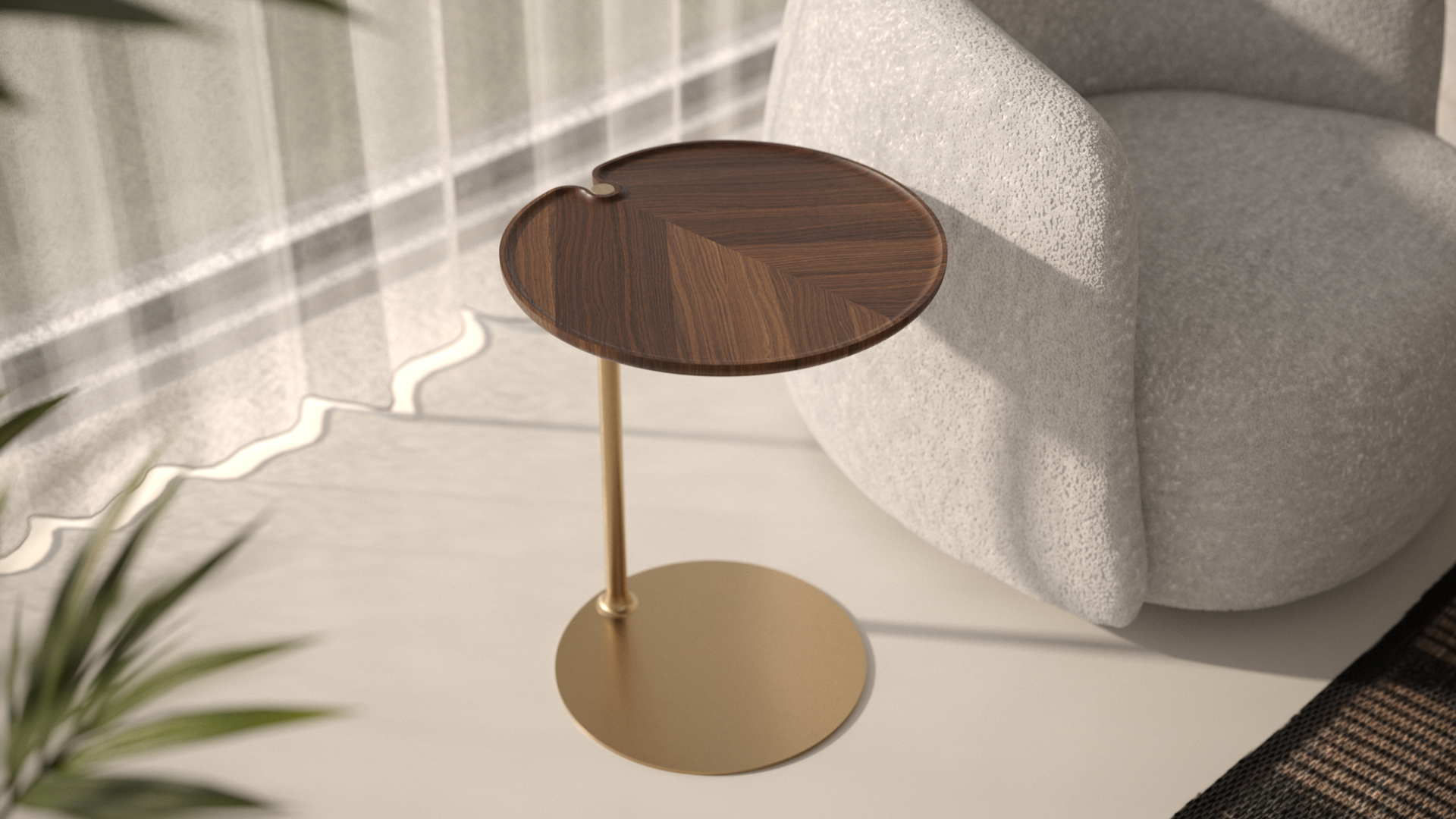 Leaf-1  Side Table, Lifestyle