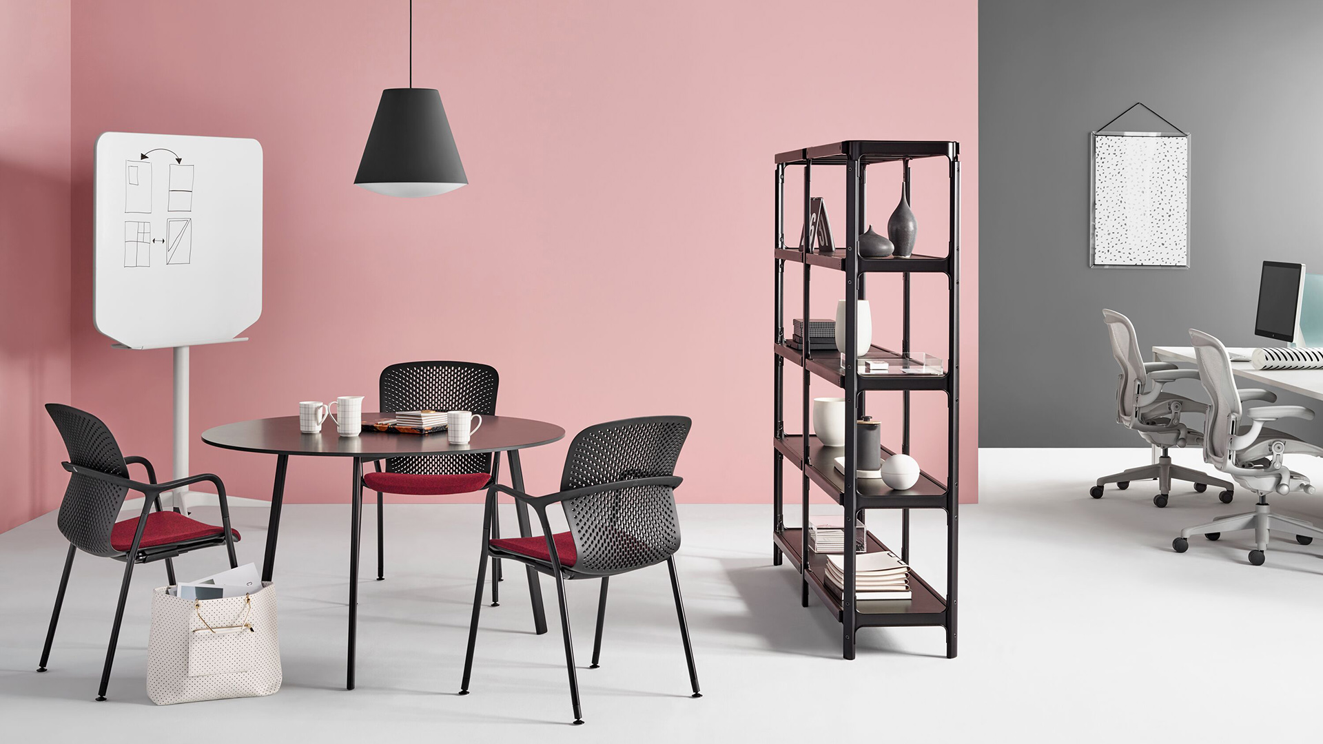 Keyn Chair, 4-Leg Base, Lifestyle