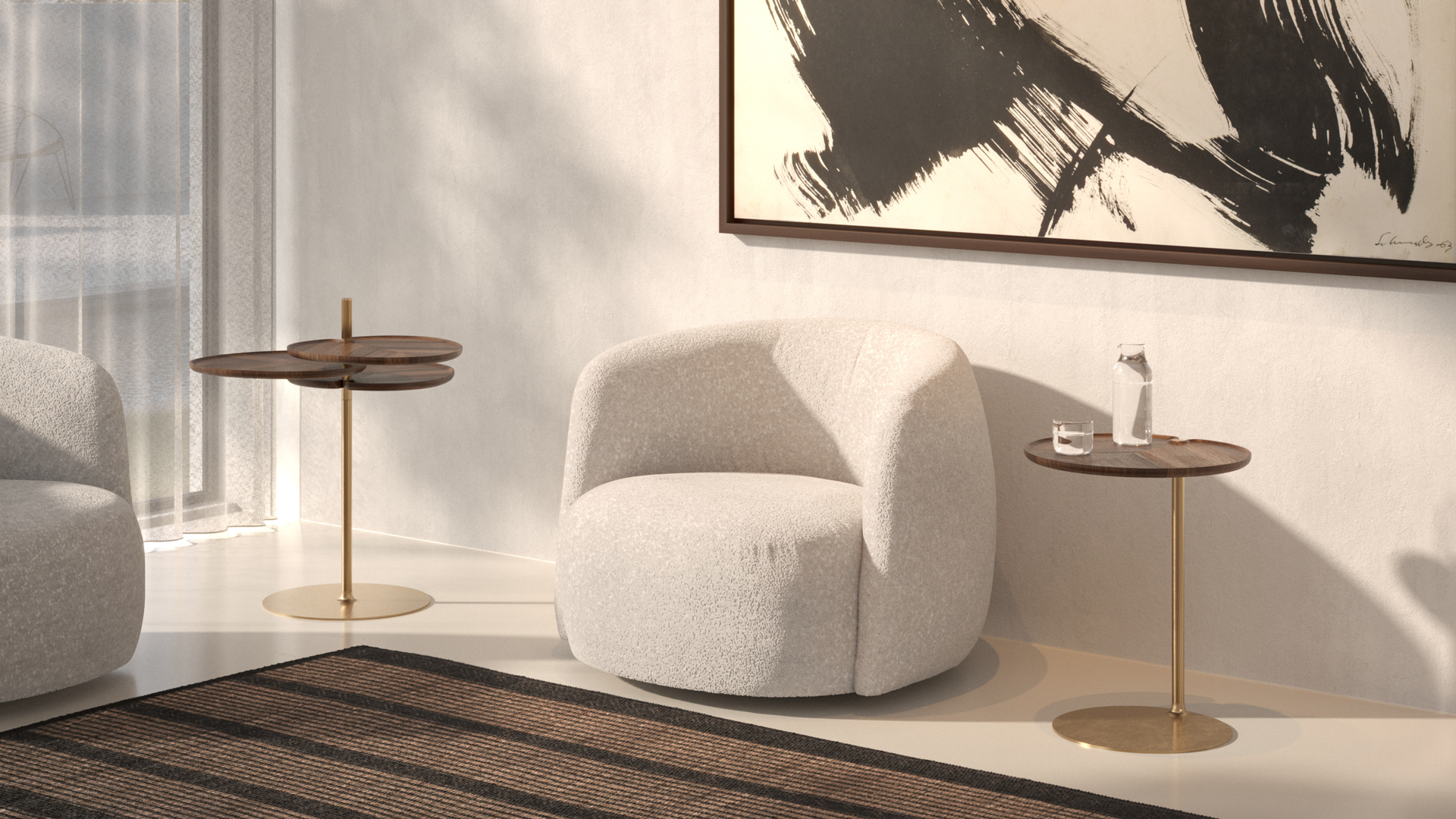 Leaf-1  Side Table, Lifestyle