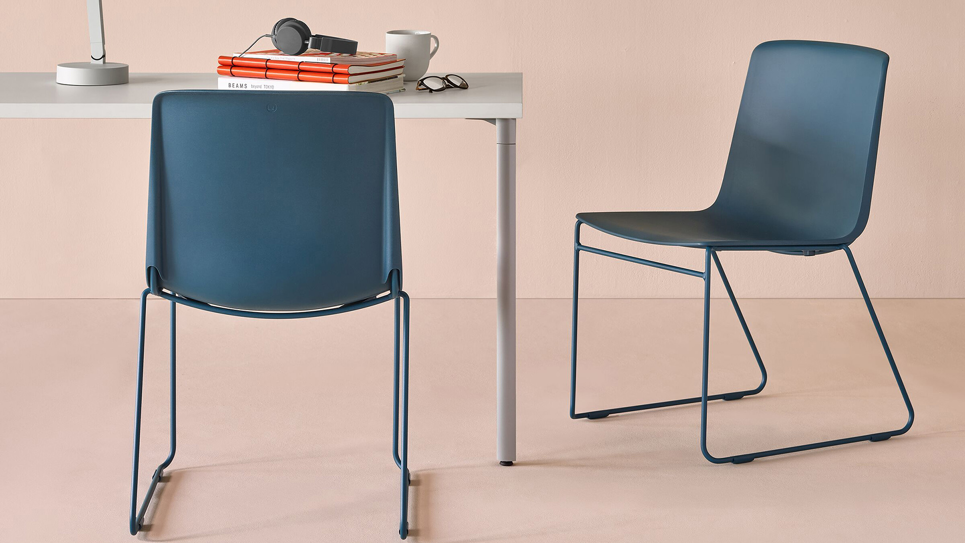 Pronta Stacking Chair, Lifestyle