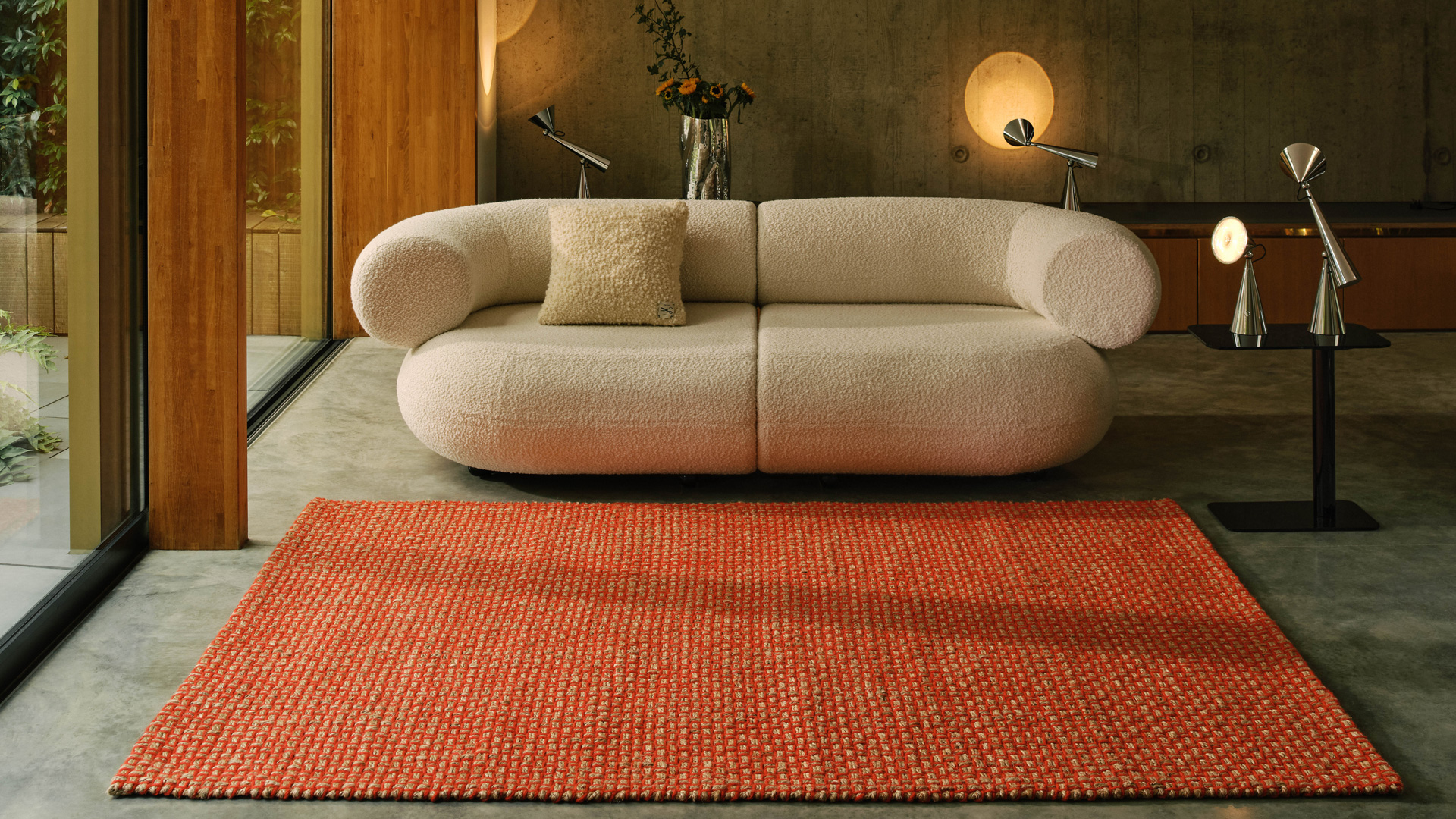 Weave Rug, Orange, Lifestyle