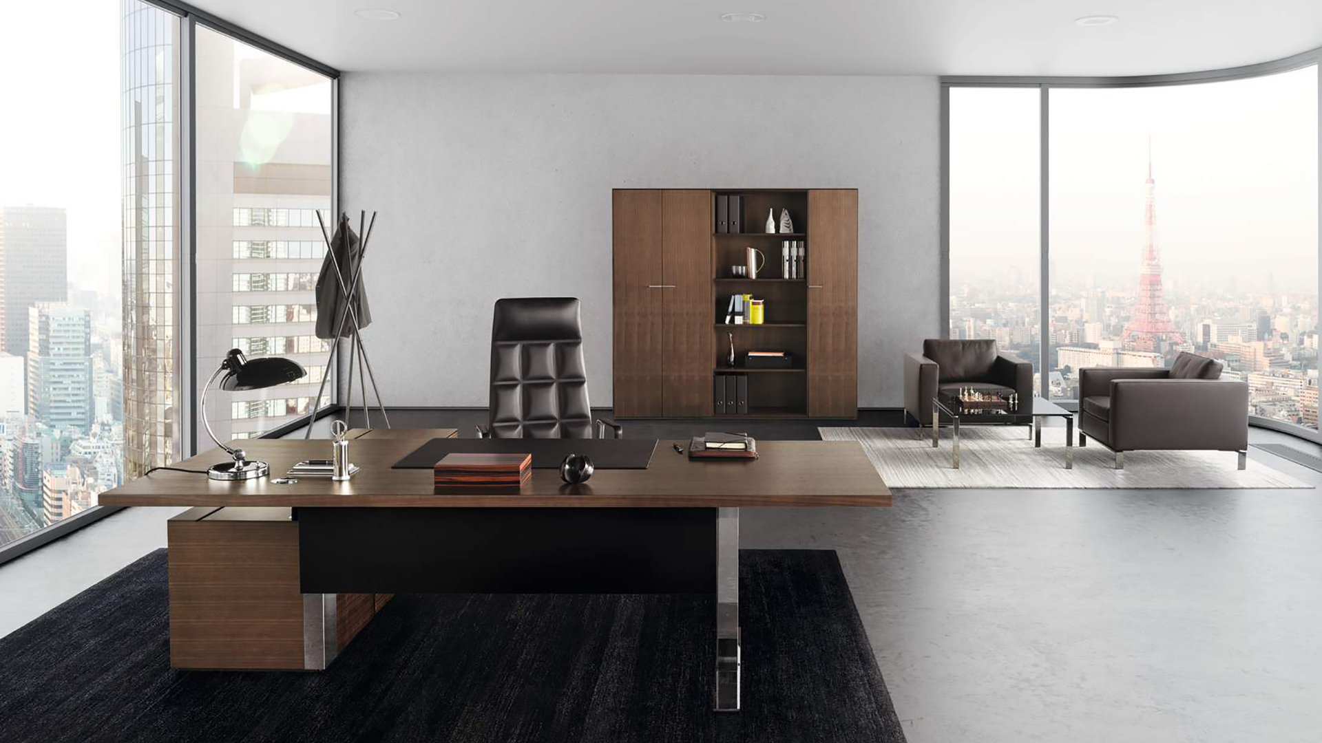Walter Knoll Exec-V Desk | Living Edge