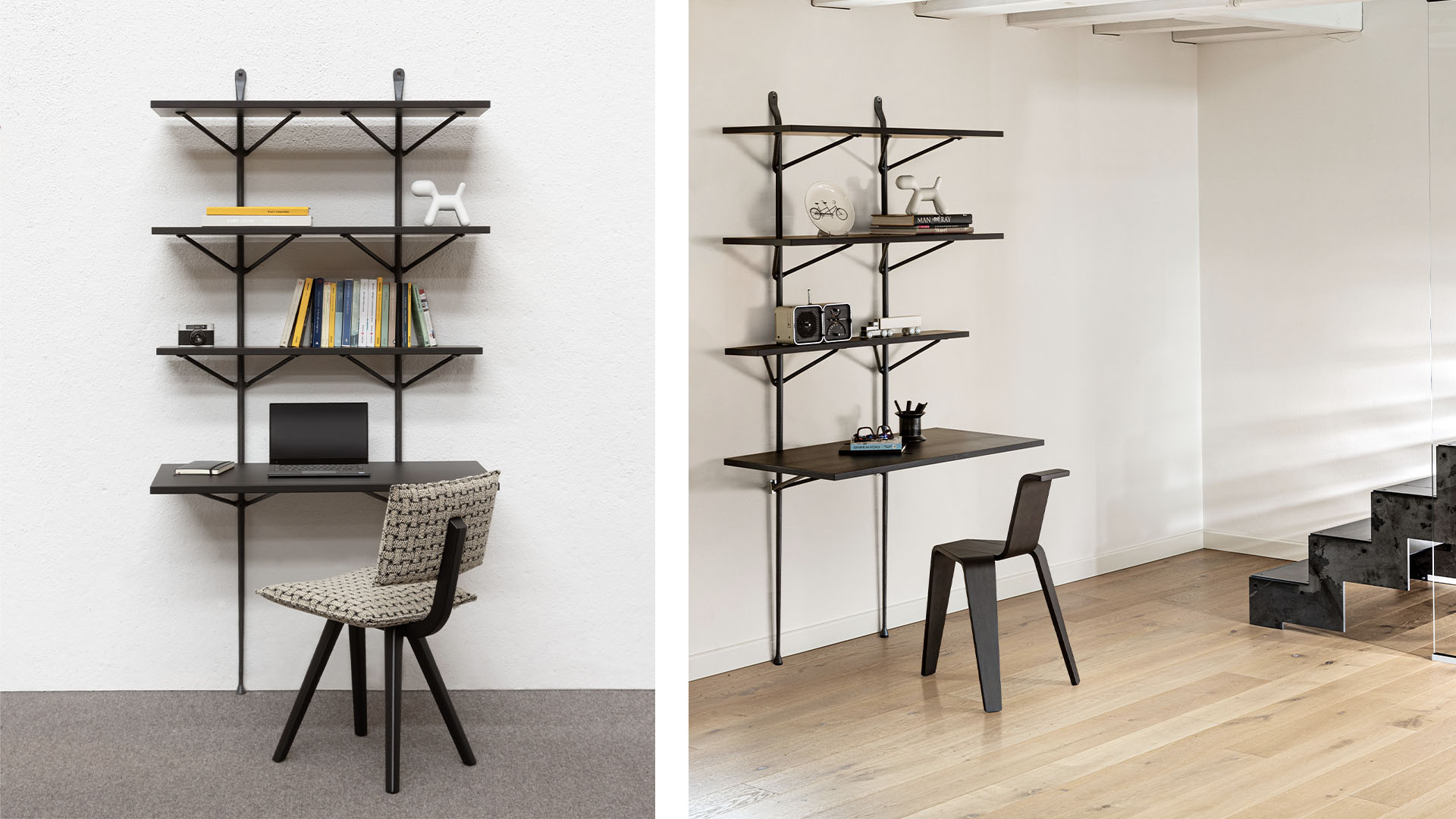 Officina Shelving with Desk, Lifestyle