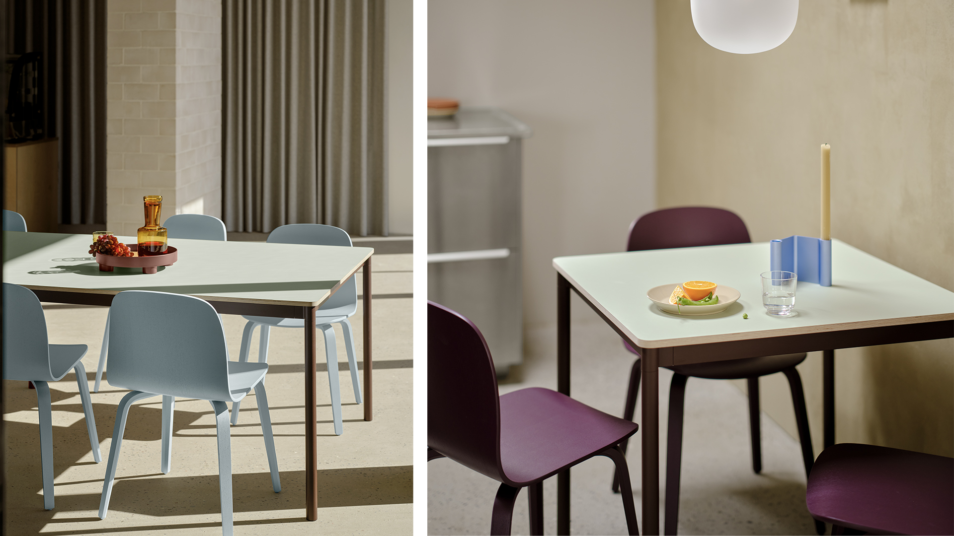 Visu Chair, Wood Base, Lifestyle
