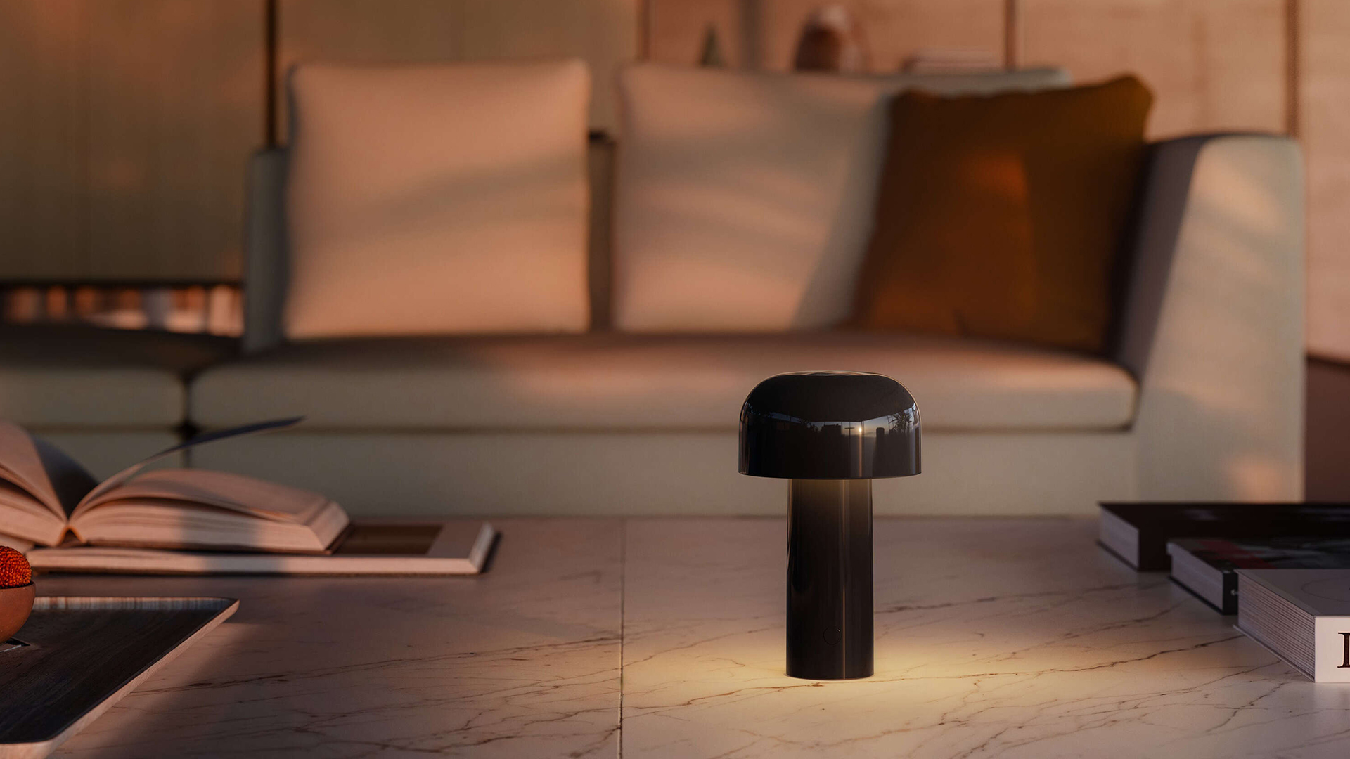Bellhop Portable Table Lamp, Lifestyle
