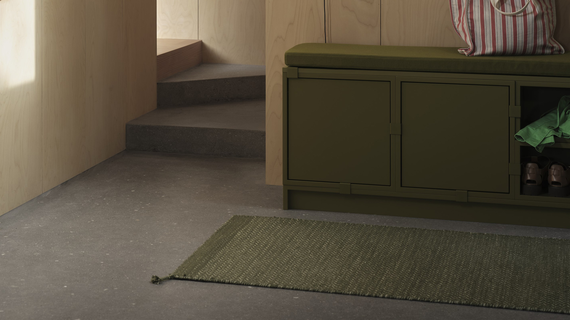 Ply Rug, Recycled Polyester, Lifestyle