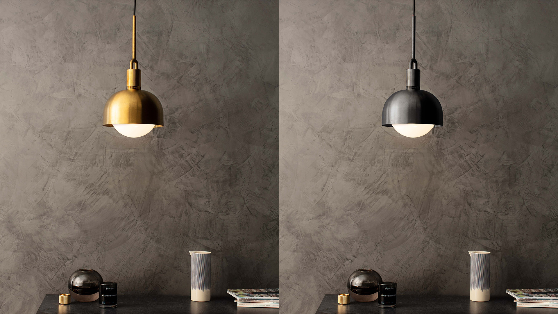 Forked Pendant Shade & Globe, Lifestyle